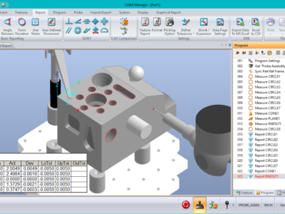 CMM-Manager for manual Arms and CMMs
